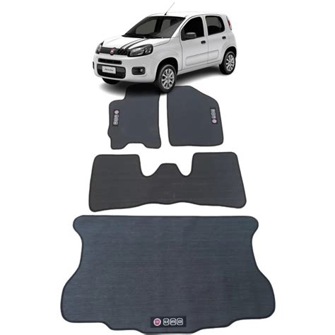 Kit Jogo De Tapetes Fiat Uno Vivace 2010 2011 2012 2013 2014 2015 2016