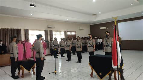 Kapolres Blora Pimpin Upacara Serah Terima Jabatan Kasat Reskrim Dan