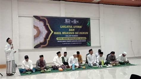 MWC NU Dukun Gelar Lailatul Ijtima Dan Haul Muassis NU Dukun Dalam