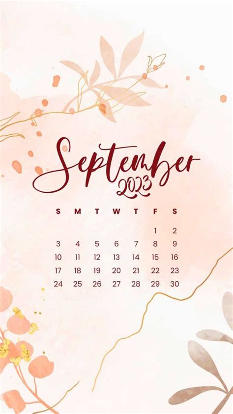 September 2023 Calendar Wallpaper - iXpap