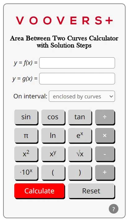 Best Area Between Two Curves Calculator Jscalc Blog