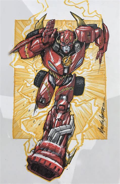 Marcelo Matere On Twitter Transformers Flash Sketch Commission