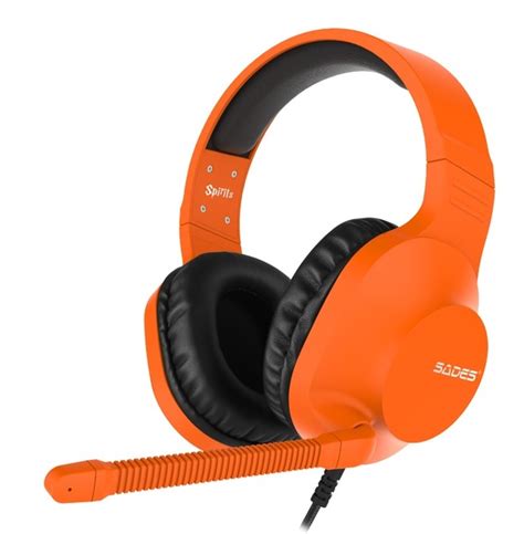 SADES Spirits Universal Gaming Headset Orange Switch PC PS4 Xbox