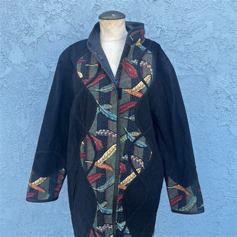 Vintage Quilted Jacket Bohemian Duster S Art To We Gem