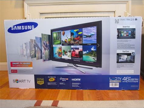 Unboxing Setup Samsung LED F5500 Series Smart TV 46 YouTube