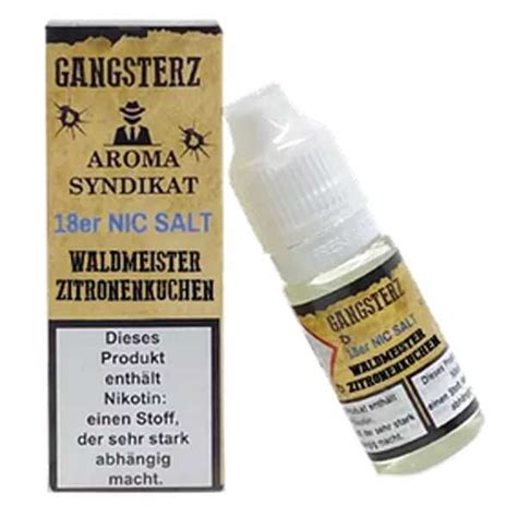 Waldmeister Zitronenkuchen Gangsterz Nikotinsalz Liquid Ml Smart Net