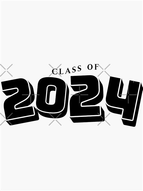 Class Of 2024 Sticker For Sale By Prentit Redbubble