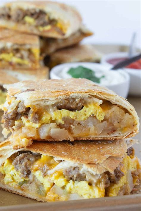 Sheet Pan Breakfast Quesadillas Recipe Practically Homemade