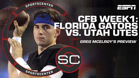 Greg Mcelroy Previews Florida Vs Utah Sportscenter Youtube