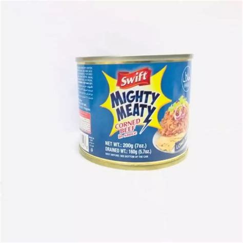 SWIFT MIGHTY CORNED BEEF 200G