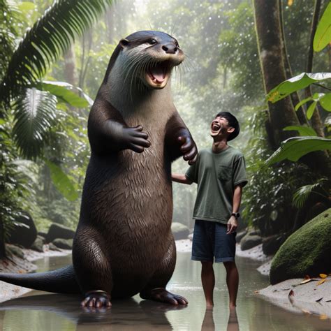 Giant Otter vs Human: A Comparative Analysis