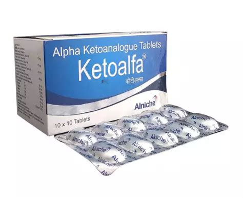 Ketoalfa Alpha Ketoanalogue Tablet Packaging Size X Tablets At