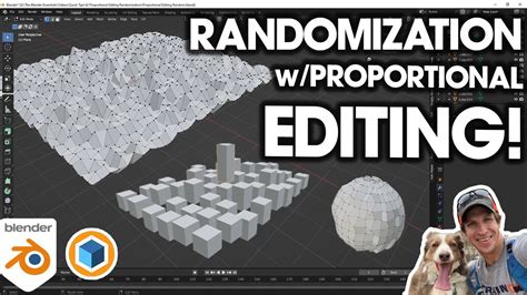 Adding RANDOMIZATION With Proportional Editing In Blender YouTube