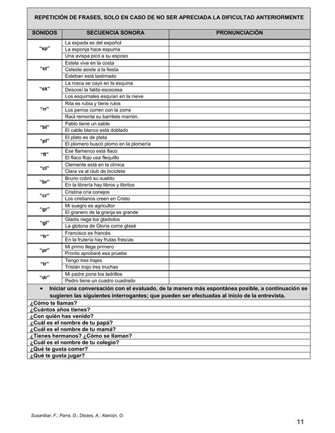 Protocolo De Evaluaci N En Motricidad Orofacial Pdf