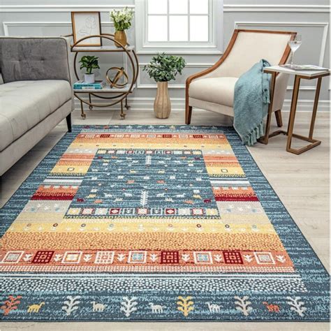 Rugs America Jada 2 X 8 Twilight Bayou Indoor Tribal Bohemianeclectic