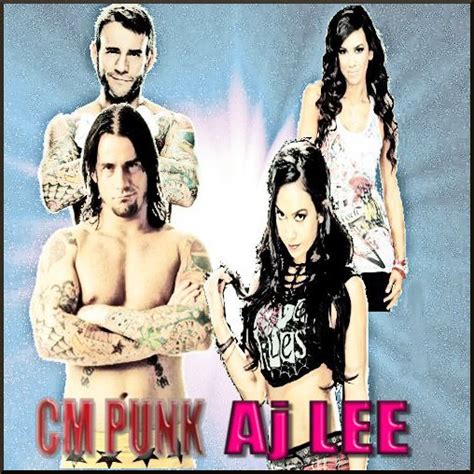 Aj lee/ Cm punk by colormespunky on DeviantArt