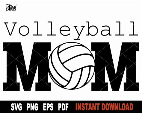 Volleyball Svg Volleyball Mom Svg File For Cricut Etsy