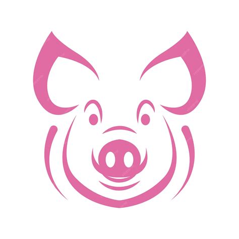 Premium Vector Pig Logo Icon Design Illustration