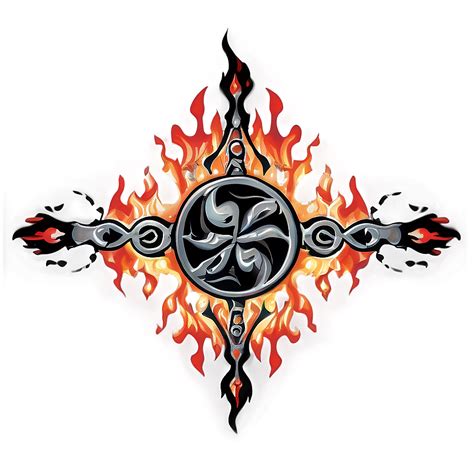 Download Tribal Flames Design Png 98