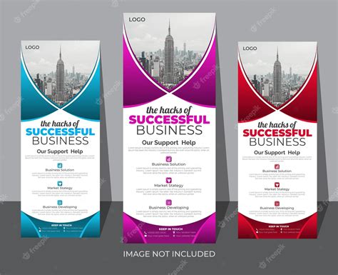 Premium Vector Multiple Color Of Banners For Successful Business And