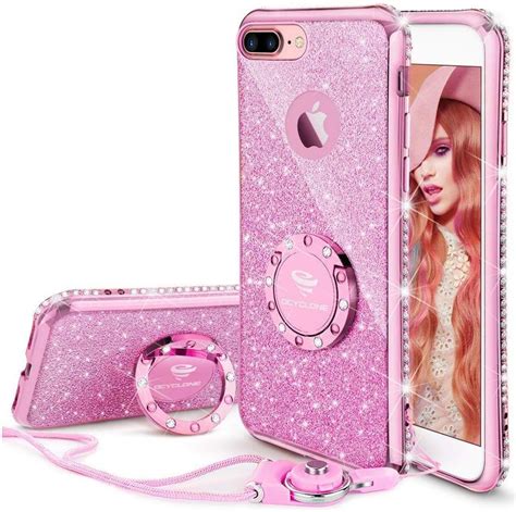 Cute Iphone 8 Plus Case Cute Iphone 7 Plus Case Glitter Luxury Diamond Rhinestone