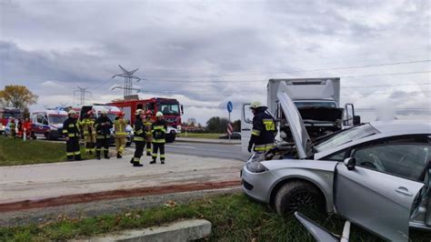 Seria wypadków na drogach pod Tarnowem Niebezpieczne zdarzenia w