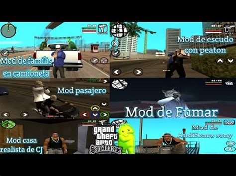 Top Mejores Mods Para Gta Sa Android Ft Gold Street Youtube