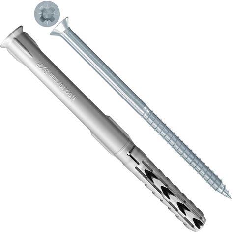 Купить фасадный дюбель SXR 6x60 с шурупом с потайной головкой PZ ...