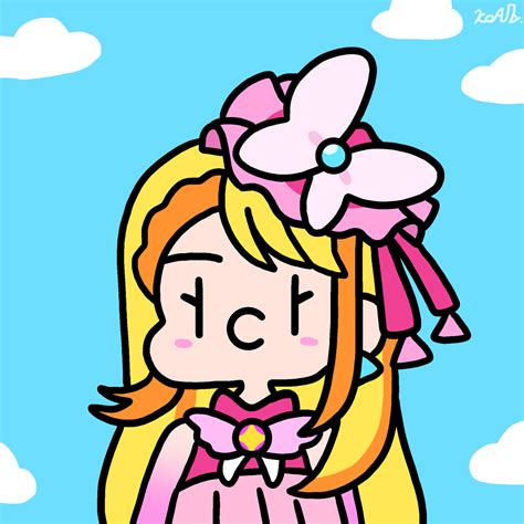 キュアバタフライ「なんとなくキュアバタフライひろがるスカイプリキュア Fanart キュアバ」コアラさん🍨のイラスト