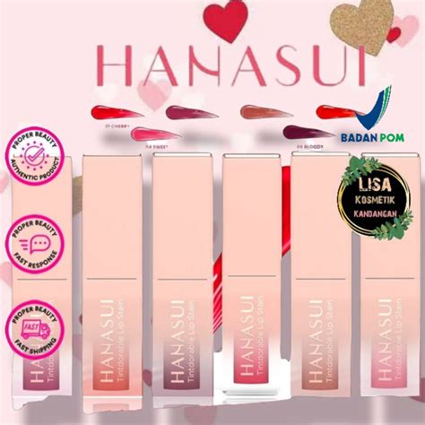 Jual Hanasui Tintdorable Lip Stain Lip Tint Shopee Indonesia