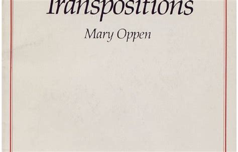 Mary Oppen, Poems & Transformations – duration press