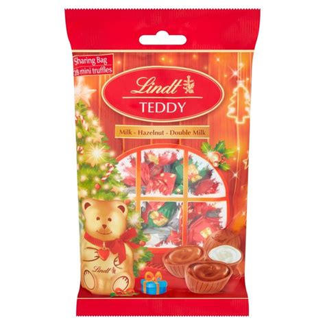 Lindt Teddy Milk Chocolate Mini Truffles Sharing Bag Ocado