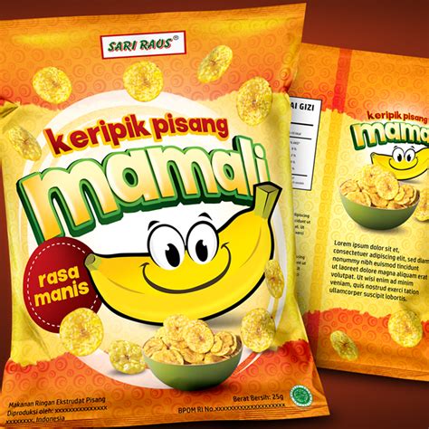 Desain Kemasan Keripik Pisang 54 Koleksi Gambar