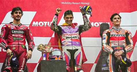 Motogp Giappone Martin Vince Anche Quando Diluvia Ora Bagnaia Trema