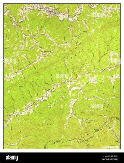 Whitesburg kentucky map Cut Out Stock Images & Pictures - Alamy