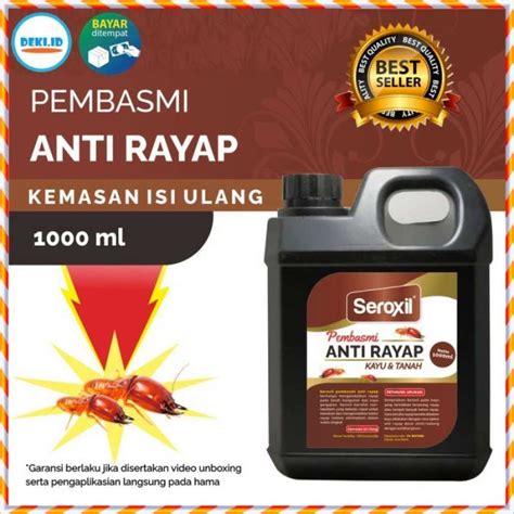 Promo Isi Ulang Obat Anti Rayap Kayu Tanah Racun Pembasmi Ampuh Refill