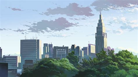 HD wallpaper: The Garden of Words, Makoto Shinkai, anime, building ...