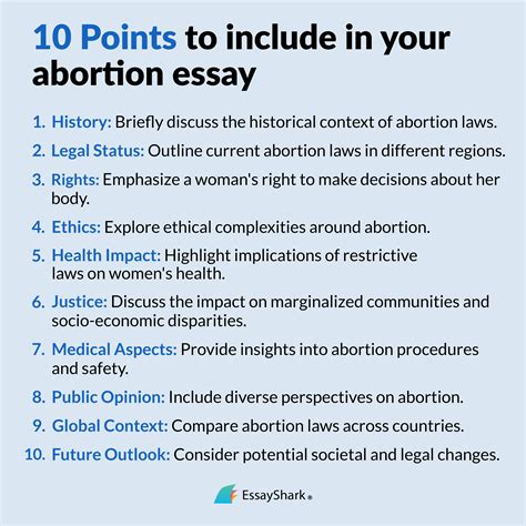 Solution For Abortion Essay 7