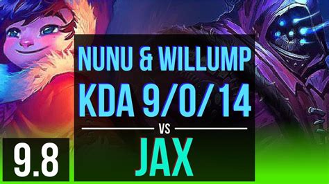 Carry Your Team As Nunu Willump Vs Jax Jungle Kda