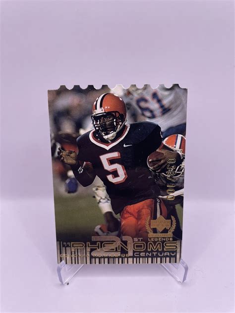 1999 Upper Deck Century Legends Die Cut 23133 Donovan Mcnabb 2f100 28rc 29 For Sale Online