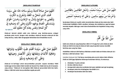 Sholawat Nariyah | PDF