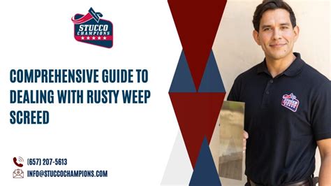 Ultimate Guide To Rusty Weep Screed Stucco Champions