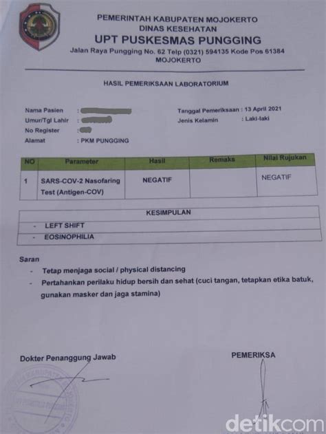 Detail Contoh Surat Rapid Test Koleksi Nomer 6