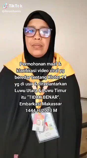 Firza Husain On Twitter Permohonan Maaf Dari Ibu Atikah Jamaah Haji