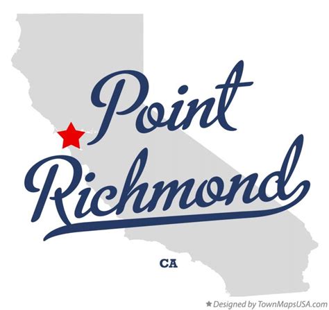 Map of Point Richmond, CA, California