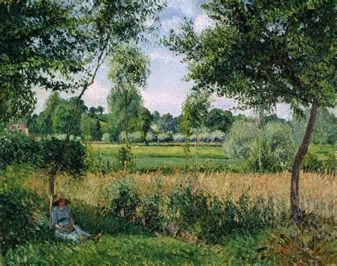 Camille Pissarro Garden And Henhouse At Octave Mirbeau S Les Damps