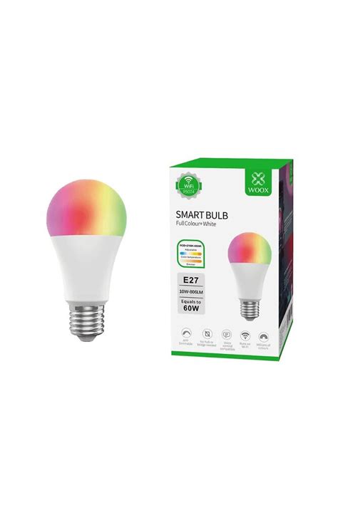 Pack De 2 Ampoule LED Smart WiFi E27 RGB CCT R9074 2pack Woox