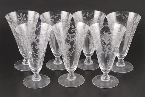 Fostoria Mayflower Glass Stemware Ebth