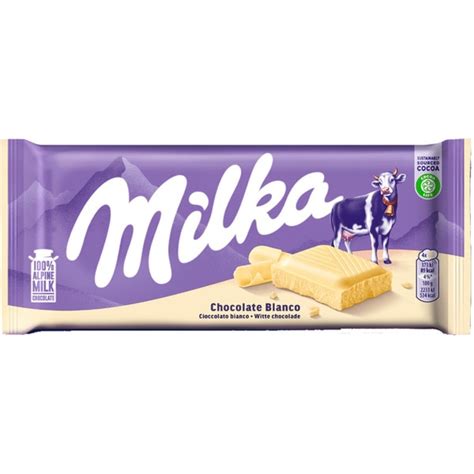 Chocolate Branco embalagem 100 g Milka Supermercado El Corte Inglés