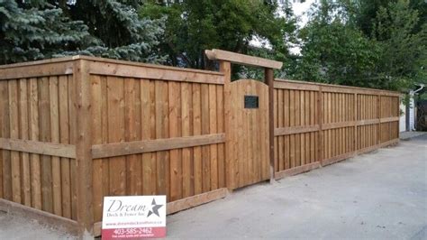 Brown Pressure Treated Ultra Fortress Style Fence With Overlapped